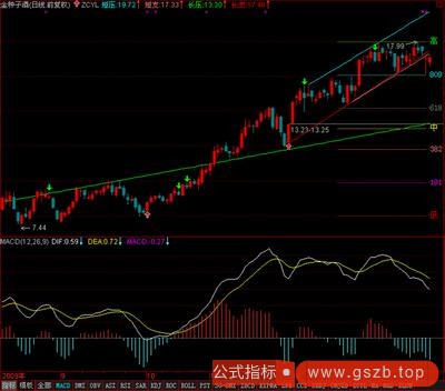 压力支撑线指标公式(通达信)