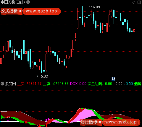 通达信主导资金动向指标公式